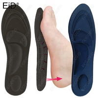 4D Memory Foam Orthopedic Insoles For Shoes Women Men Flat Feet Arch Support Massage Plantar Fasciitis Sports Pad insoles EID