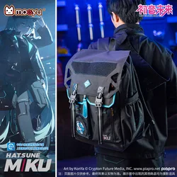 33x45x18CM New Anime Hatsune Miku Kawaii Figure high-capacity Functional Series Rider Theme Backpack Cosplay props bag Gifts