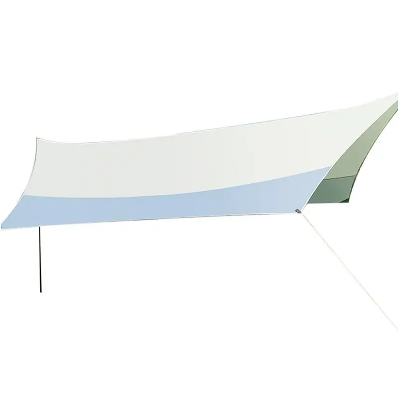 

Beach Tent Portable Rain Canopy 17.06 Ft 14.76 Ft Sun Protection Large Coverage Heavy Duty Sunshade For Hotel Outdoor Trips