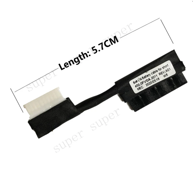 

НОВИНКА: Короткий кабель для аккумулятора Dell Latitude 3400, артикул 0T27F6 450.0FV0A.0012.