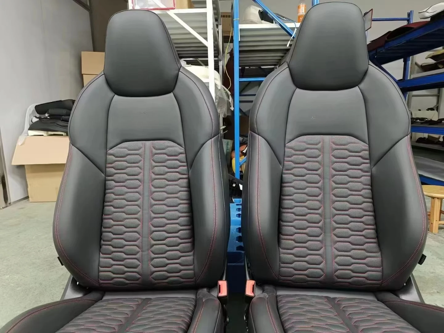 

RELI1 Car Accessories Custom Leather Cover Sports Racing Seats Bucket RS6 Sport Seat for Audi A3 A4 A5 A6 A7 Q5 Q7 Q8 Upgrade