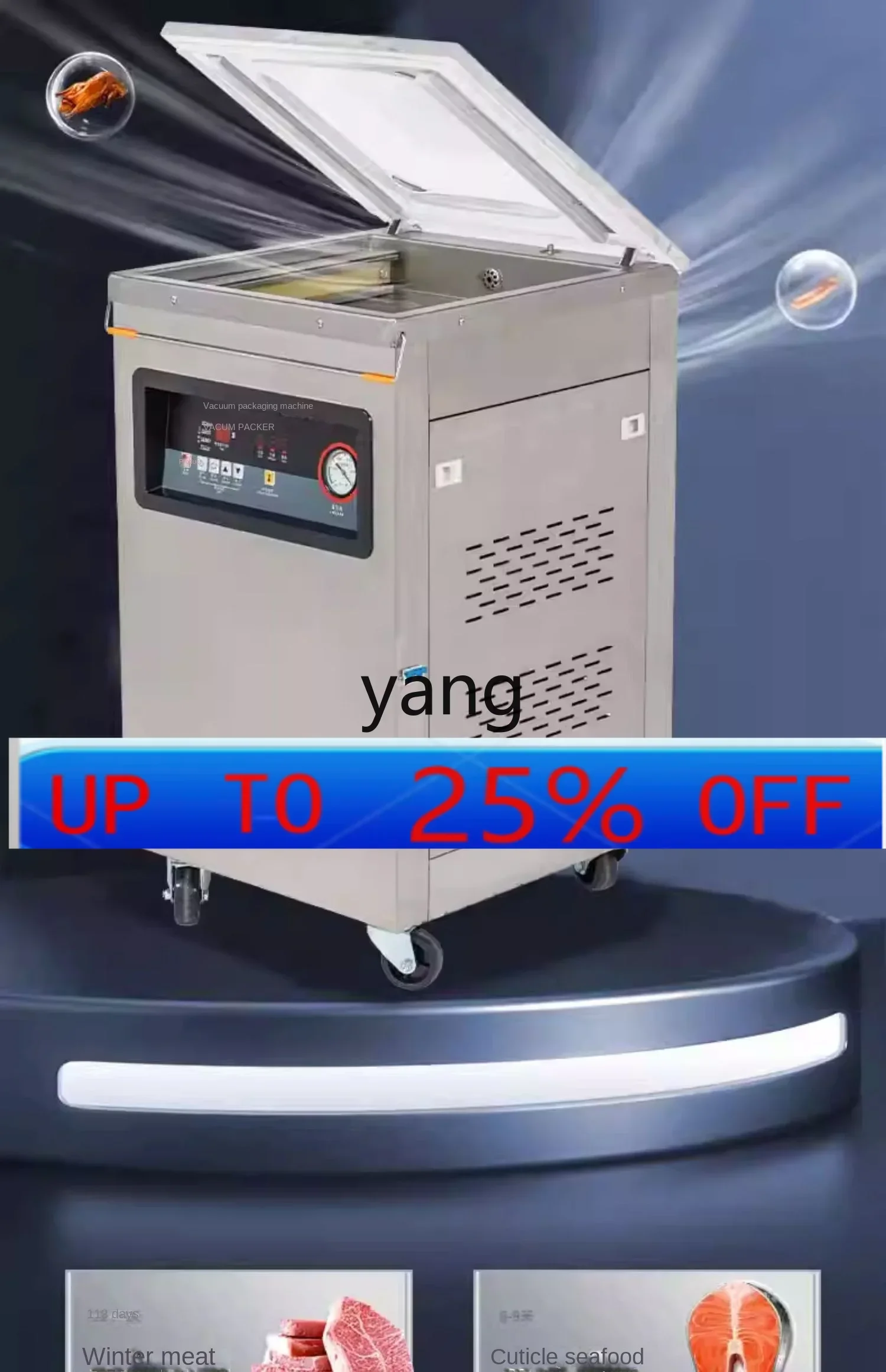 

lmm Automatic Vacuum Food Packaging Commercial Packaging Compressor Vacuum Sealing Machine