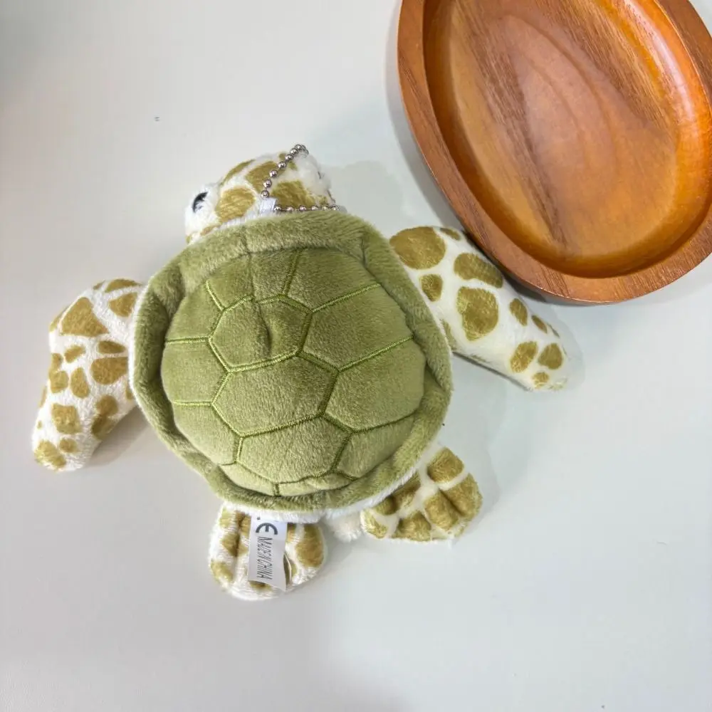

PP Cotton Turtle Plush Keychain Animal Pull Plush Turtle Pendant Soft Cartoon Green Doll Key Ring Birthday Gift