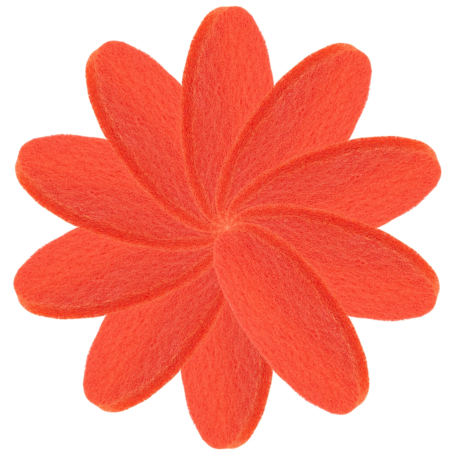 

10pcs Nylon Electric Sanding Discs 2000 Grit Orange Replacement Multi-Use Grinding Polishing Accessories for Wood Metal Plastic