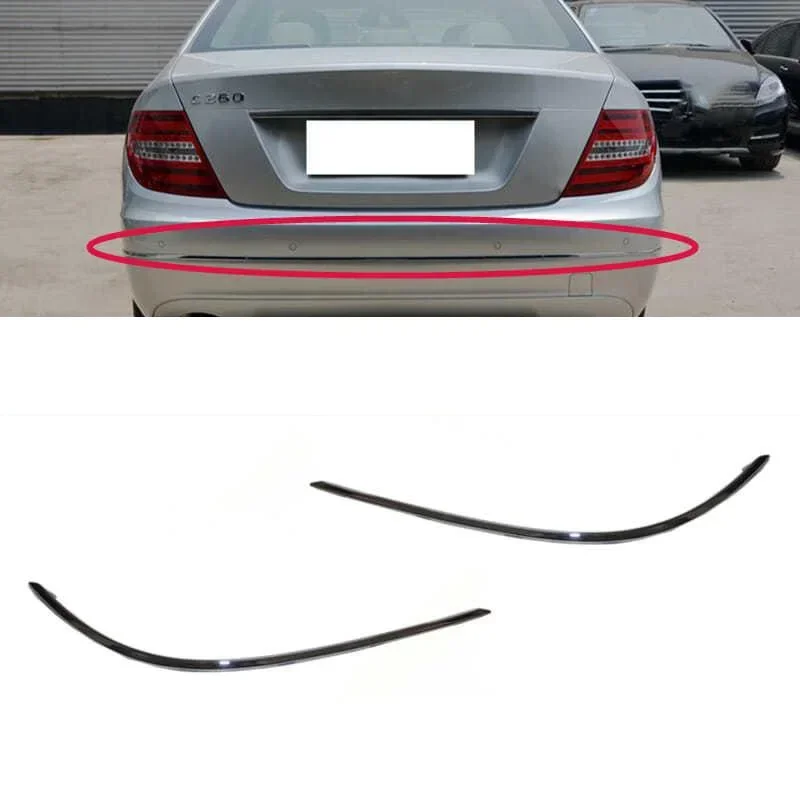 

Chrome Rear Bumper Moulding Trim 2048850921, 2048851021 for Mercedes-Benz C W204 C180 C200 C260 C300 2008-2013