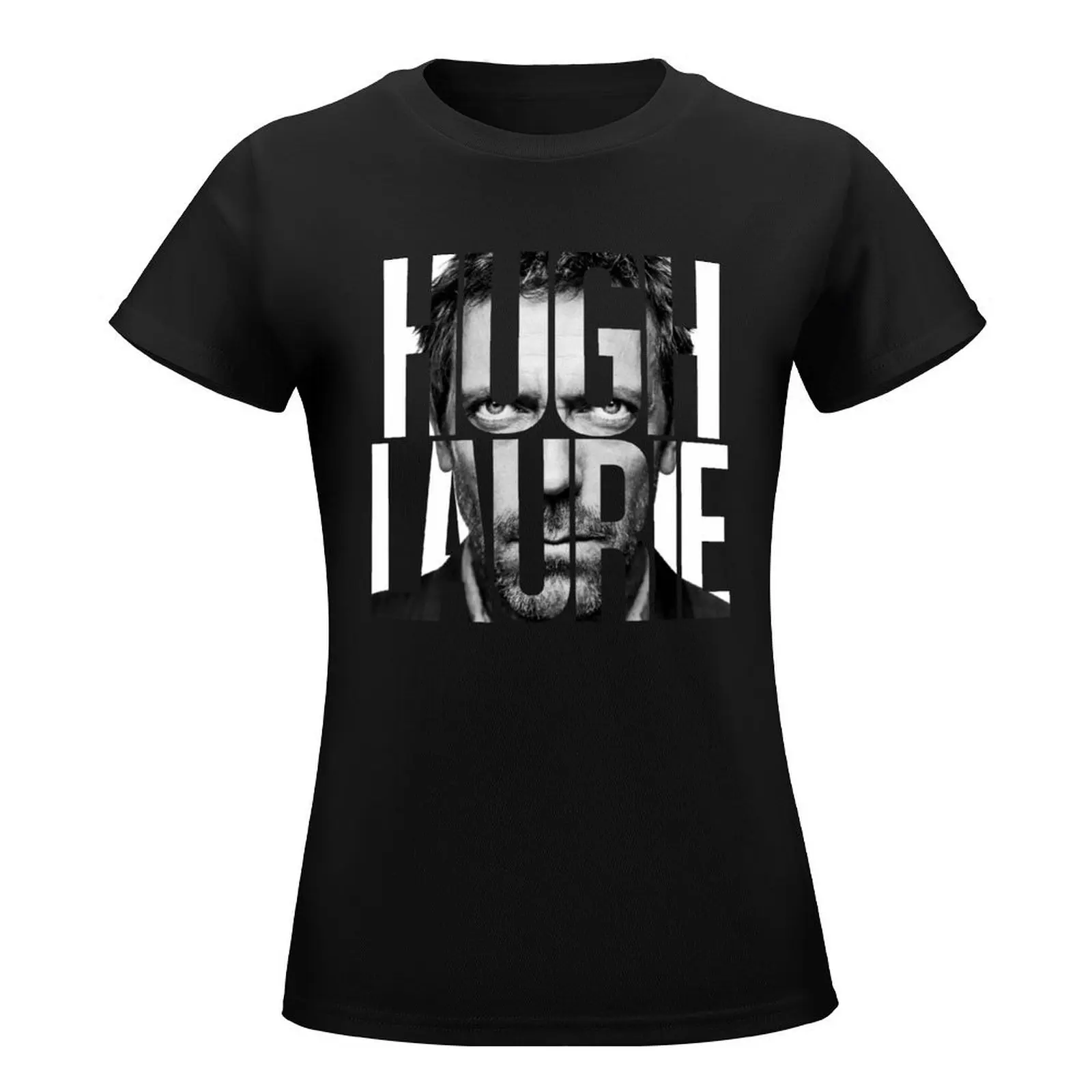 Hugh Laurie T-Shirt lady clothes summer tops graphics Aesthetic clothing plus size t shirts for Women loose fit