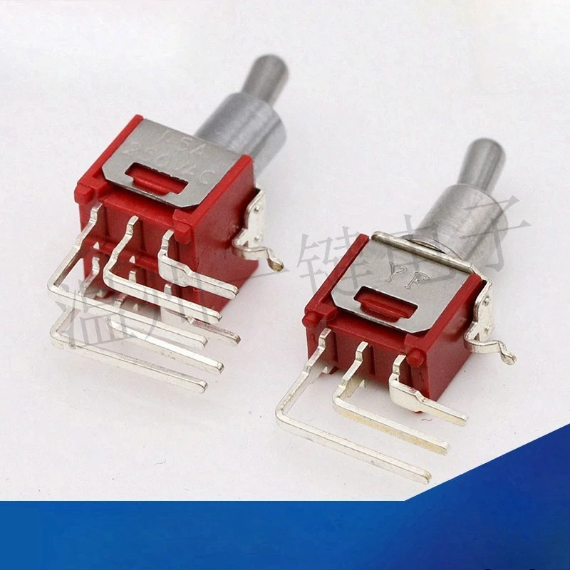 SMTS-102/202-C4 Three Feet and Six Feet, Two Gears Side Plug Curved Foot Button Switch Opening 5MM Horizontal Foot