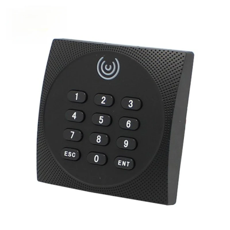 Waterproof Wiegand password card swiping 13.56MHz and 125KHZ frequency Mifare or EM access control card swiping reader