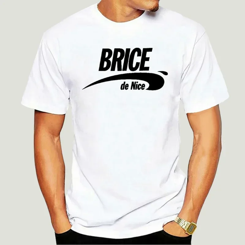 Short Sleeve Summer Fashion 6755X Funny Men white tshirts Black tee Brice De Nice Men T Shirt graphic oversized clothing funny