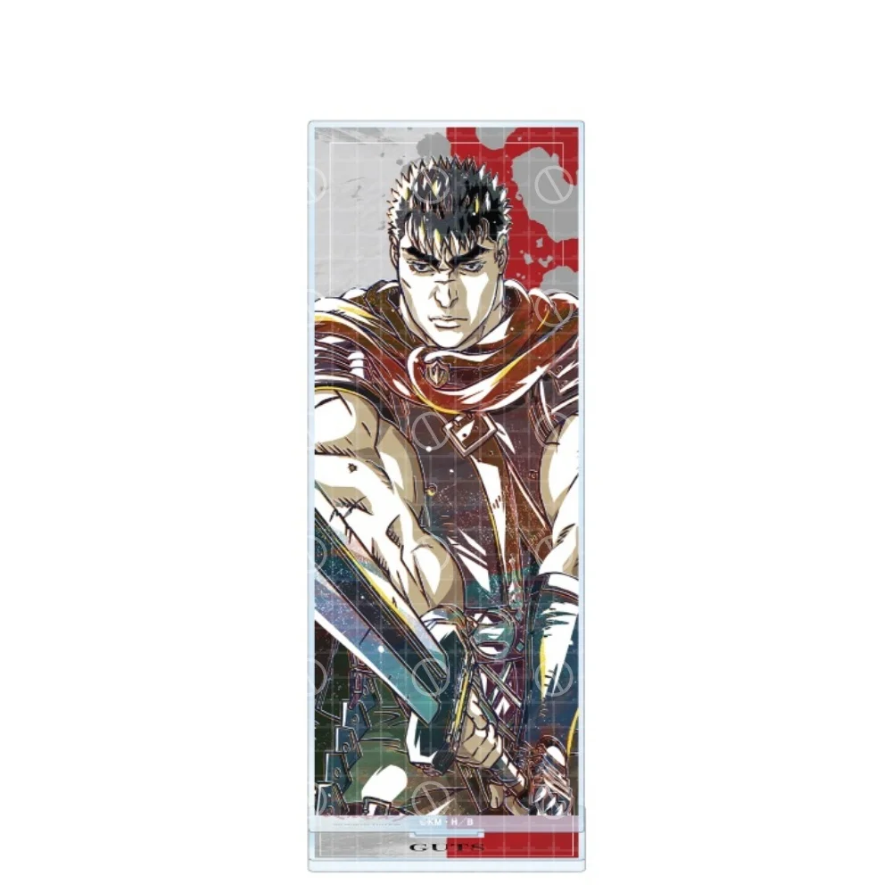 Anime Berserk Acrylic Stand Photo Frame Shaped Desktop Ornament Guts Casca Griffith Manga Merchandise Collectible Gift key chain view 4