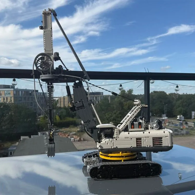 3500 قطعة MOC آلة الزاحف الهيدروليكية التقنية وحدات اللبنات نموذج الجمعية عرض لعب للأطفال هدايا عيد ميلاد #3