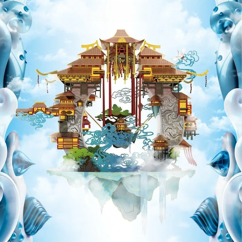 3D genus puzzle model Guochao mythology handmade holiday gifts for men and women
