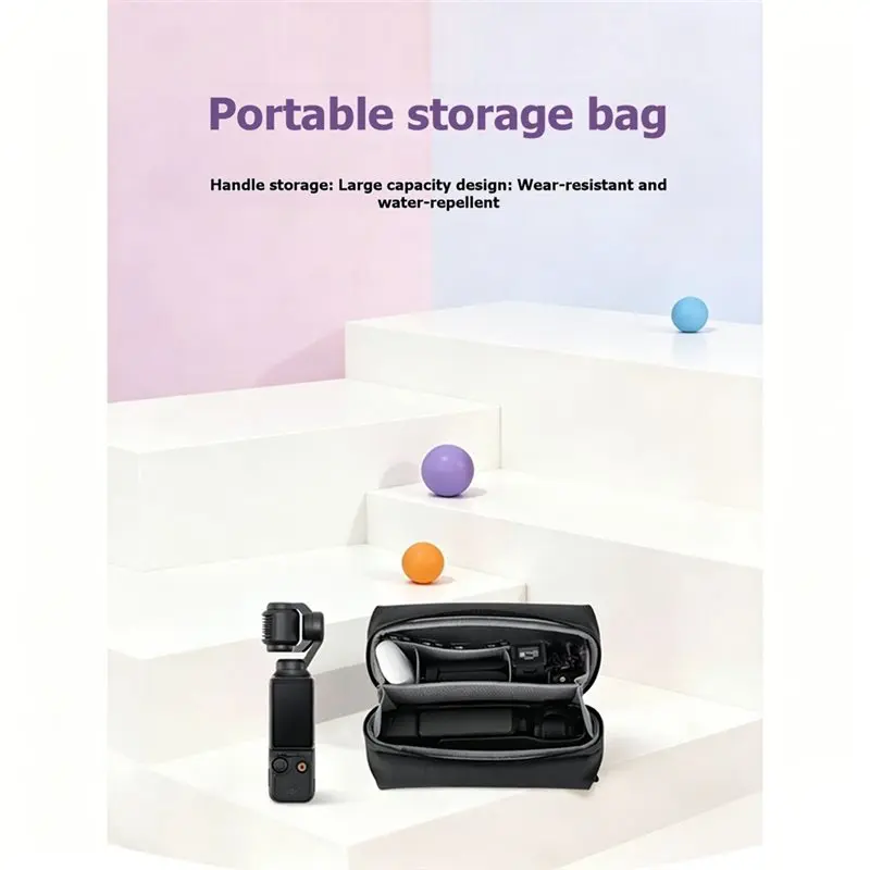 N82R Protective Shoulder Bag Organizer Storage For DJI OSMO Pocket 4 3 Camera Carry Case Crossbody