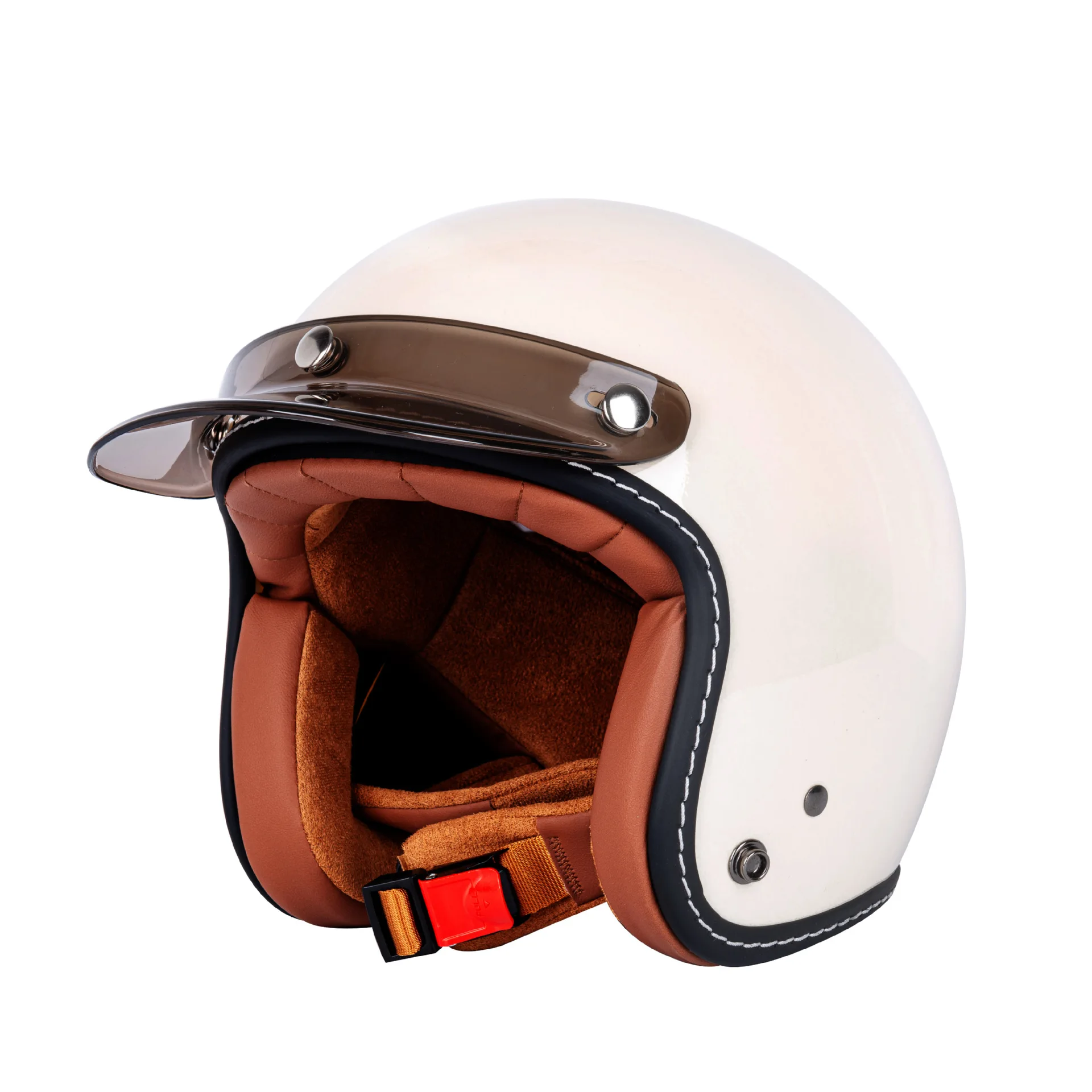 Vintage 3/4 Helmet Four Seasons Motorcycle Electric Vehicle Small Helmet Body Cycling Hard Hat Pedal motorbike helmet