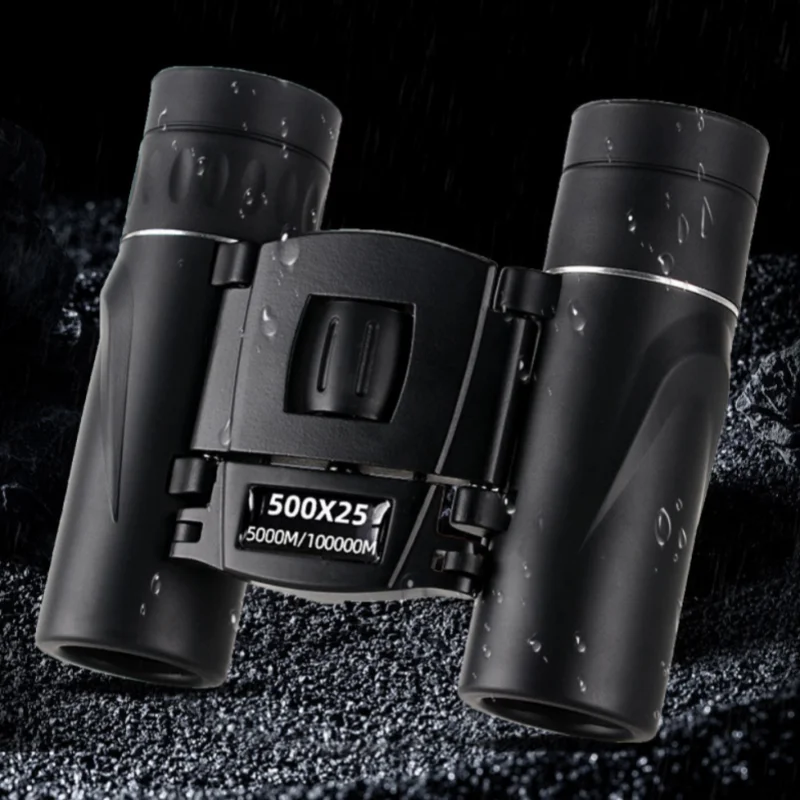 

НОВЫЙ Бинокль-телескоп 500X25 HD с зумом, складной, для наблюдения на больших расстояниях, с призмами BAK4, для кемпинга и активного отдыха на природе