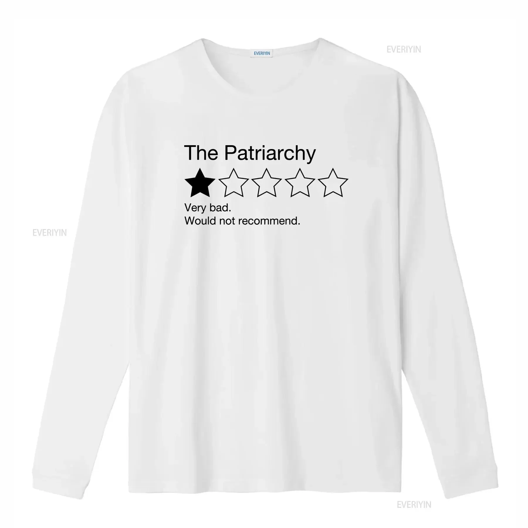 The Patriarchy Bad Review T Shirt FeminisT Girl Power Equality Women Rights Human Anti 4B vintage Washed Comfortable