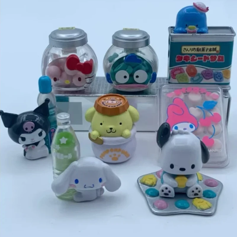 

New Products In Stock 8 Candy Shops Meiletipa Cha Dog Figurines Blind Boxes Scene Decorations Ornaments Birthday Gifts For Girl