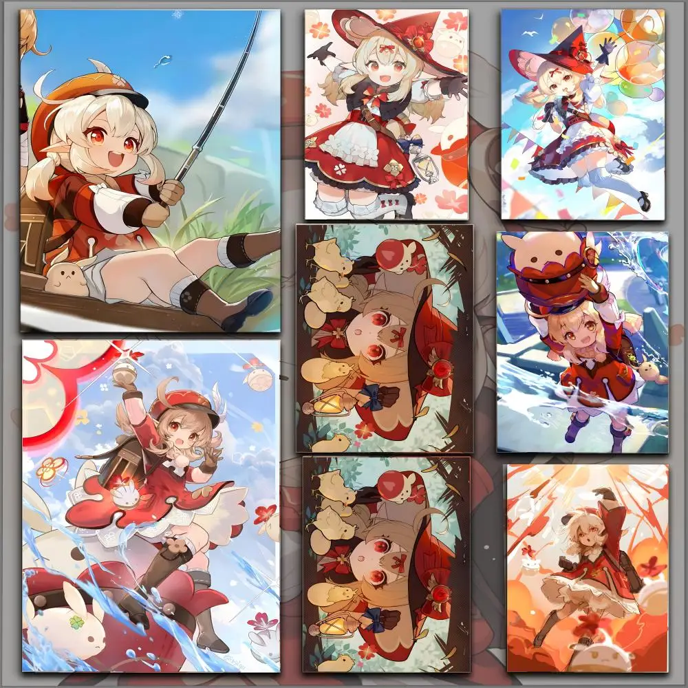 Genshin Impact Klee Poster Durable HD PVC Wall Art - Waterproof Soundproof For Home Office Bar