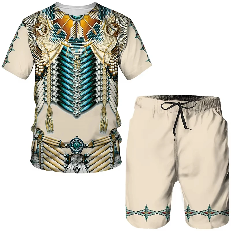 

Men Tracksuits Clothing Native 3D Print Kid Sets Fashion Women T-Shirts Beach Board Shorts Tees Tops Kid Sportswear Suits