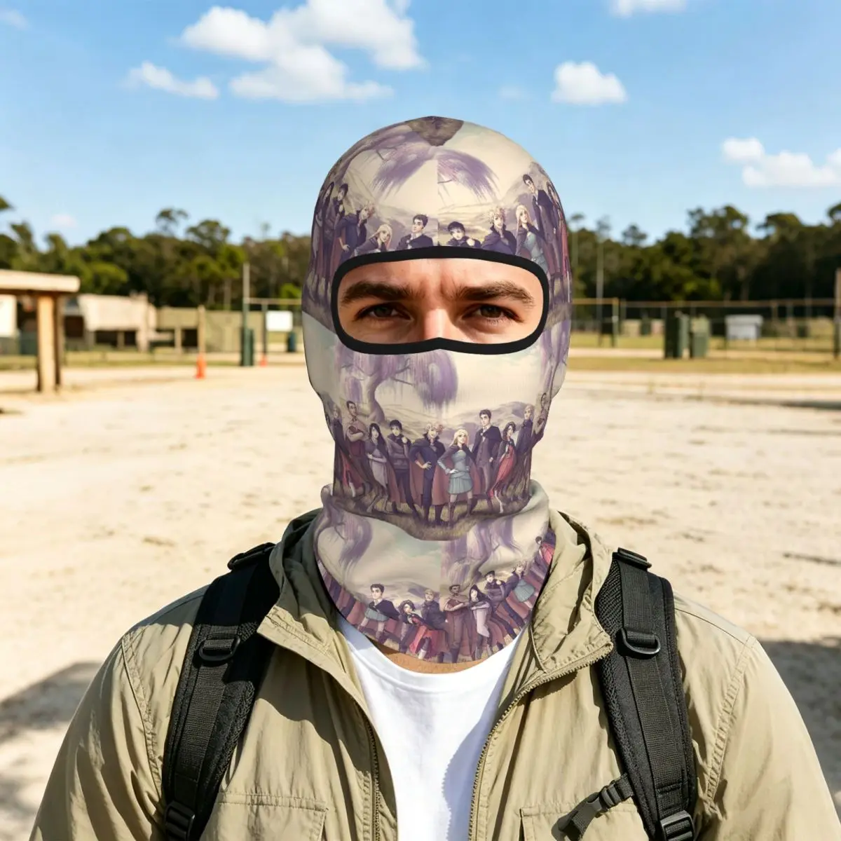 Keeper Of The Lost Cities Character Breathable Thin Balaclava Full Face Mask Sun Protection Neck Gaiter For Motorcycle Outdoor