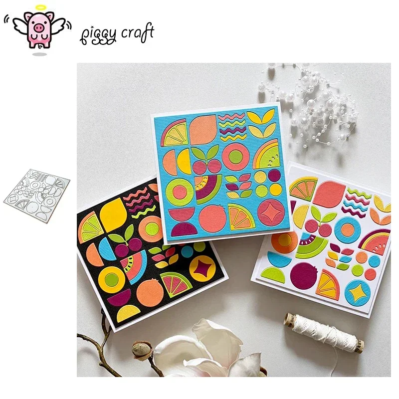 

Металлические вырубные формы Piggy Craft: нож-вырубка для скрапбукинга, трафареты для вырезания нерегулярных фигур, квадратных рамок и бумажных поделок