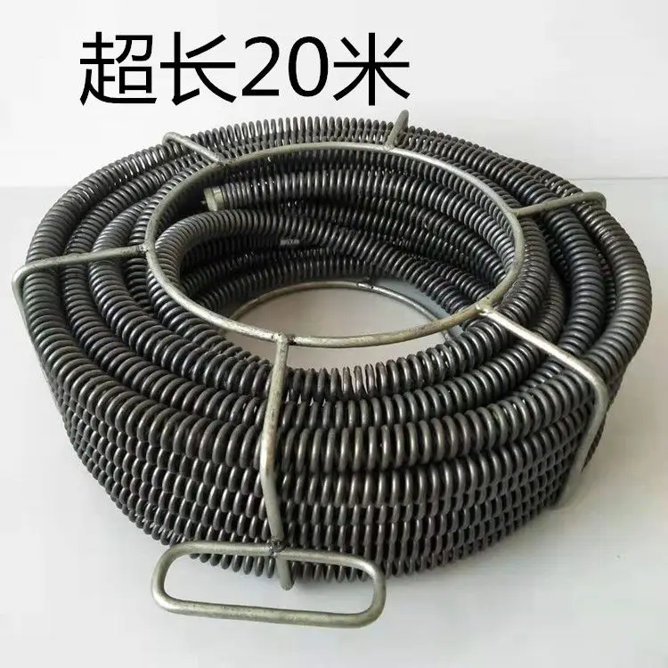 AOLIVIYA Spring Wire Whip Dredger 150 22mm Encryption Pipe Unclogging Main Drain Cleaning Strip Specialty Tools