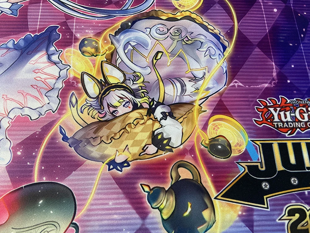 YuGiOh Maliss in Underground Playmat Maliss P White Rabbit TCG CCG Mat Board Game Trading Card Game Mat Rubber Mouse Pad Bag