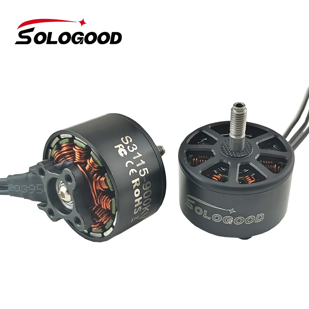 

SoloGood 3115 900KV Бесщеточный двигатель 6S LIPO для FPV Freestyle 9 дюймов 10 дюймов Дроны Cinelifter дальнего действия RC Модель