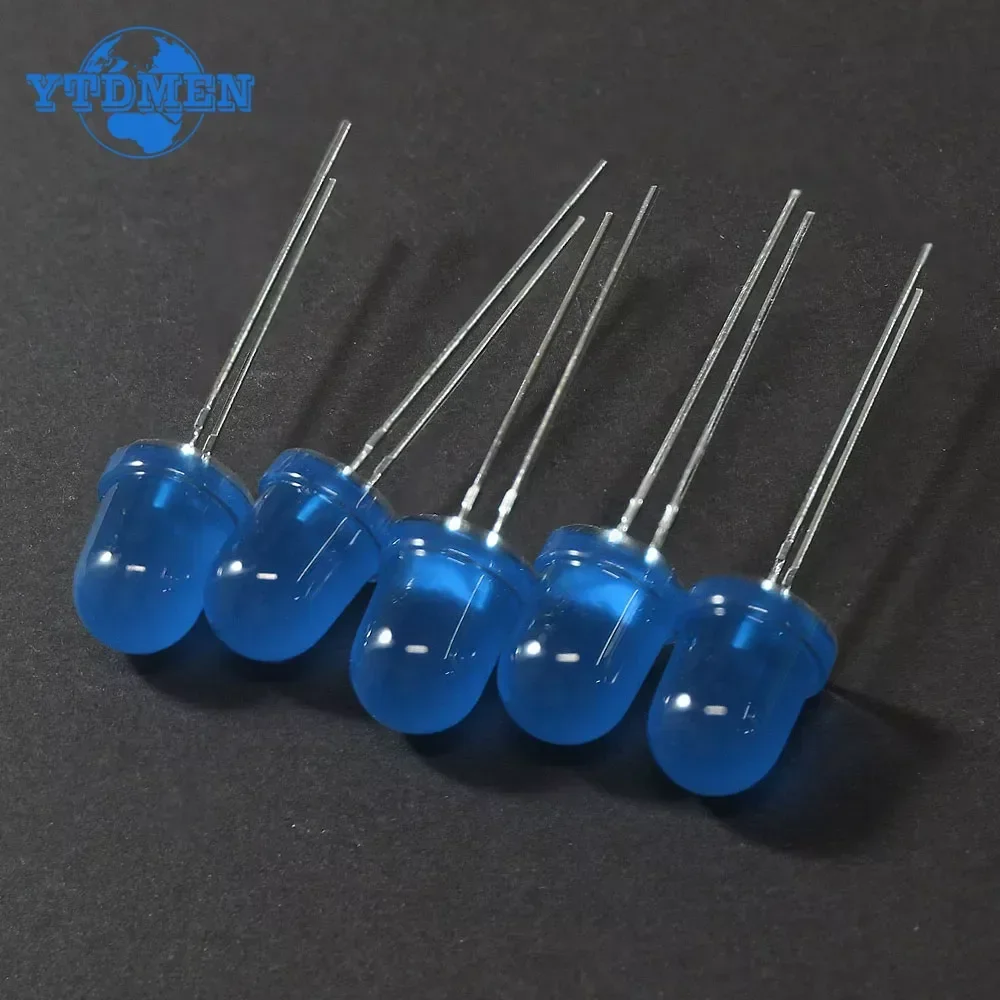 20/50pcs 8MM LED Diode F8 Light Emitting Diodes Red Green Blue Yellow White Electronic DIY Kit