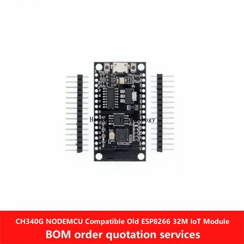 Hongtai Technology CH340G NODEMCU Compatible Old ESP8266 32M Micro Interface IoT Module