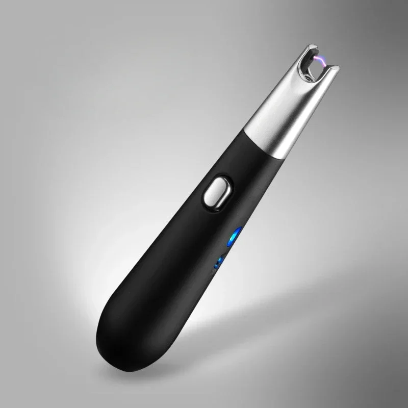 Arc Ignition Windproof Pulse Flameless Plasma Lighter Usb Charging Candle Lighter Kitchen Barbecue Cigarette Lighter Wholesale