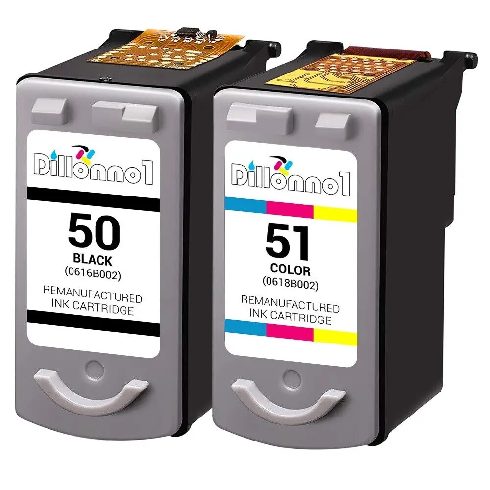 2 Combo Pack For Canon PG50 CL51 Ink For Pixma MP180 MP450 MP460 Mp 480 450 460