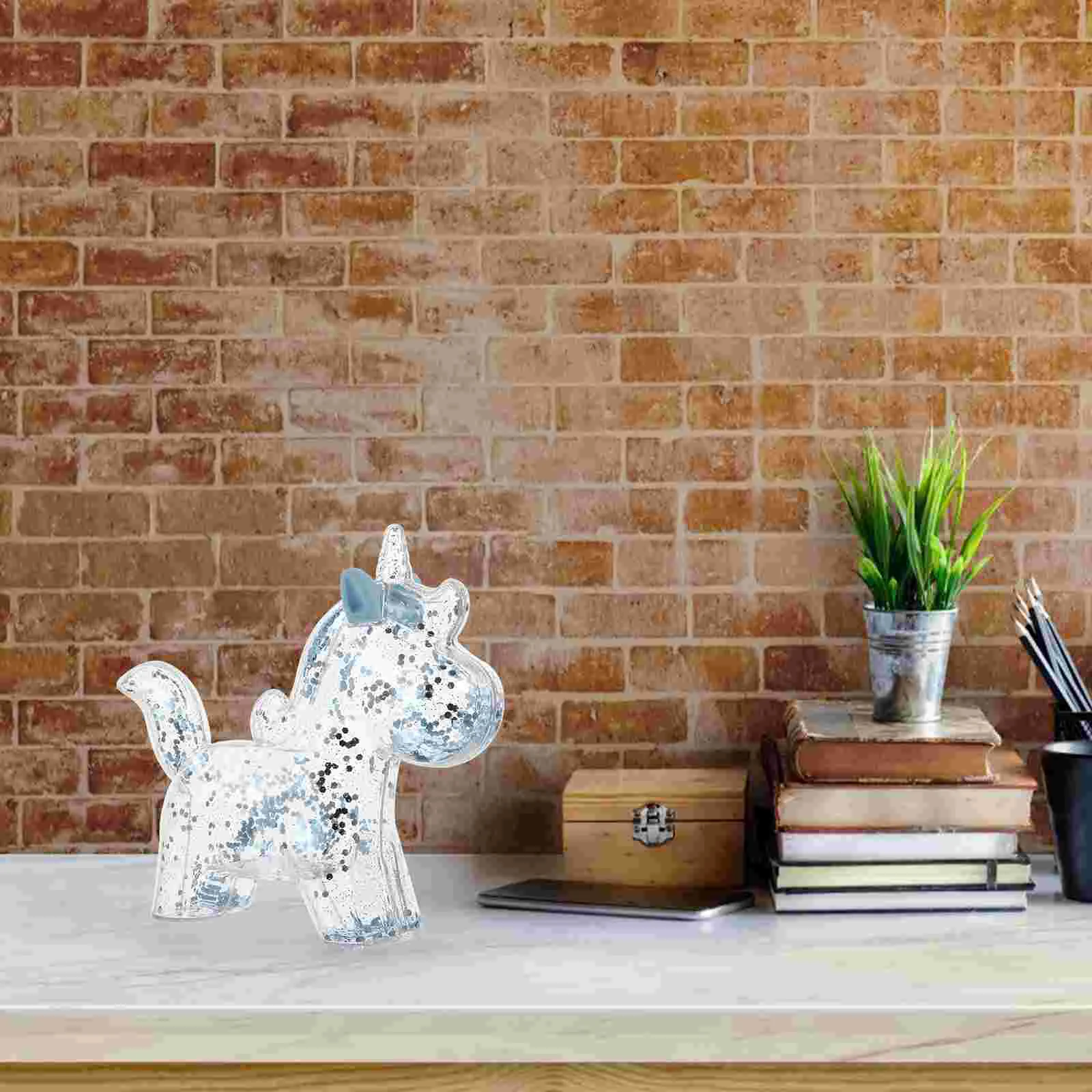 Cartoon Unicorn Piggy Bank Transparent Money Saving Boxes Coin Bank Kids Birthday Gifts Home Decoration