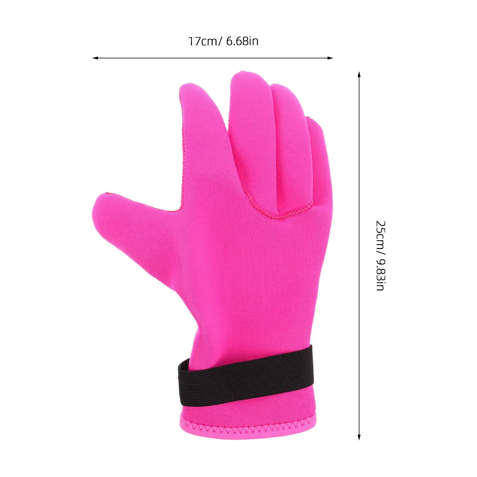 1Pair Warm Dive Gloves 3Mm Neoprene Thermal Insulated Swimming Gloves for Scuba Snorkeling Winter Surfing Warm Water Dive Glove