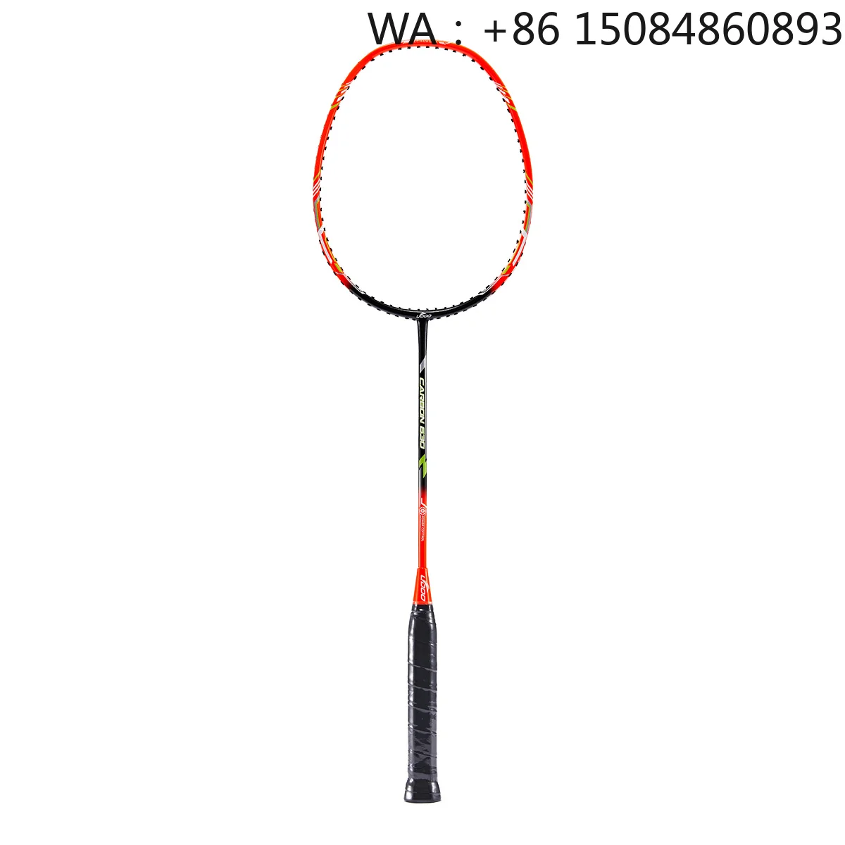 

Junior graphite fiber badminton racket, lightweight composite frame, 23Lbs moderate tension, high performance for youth amateur