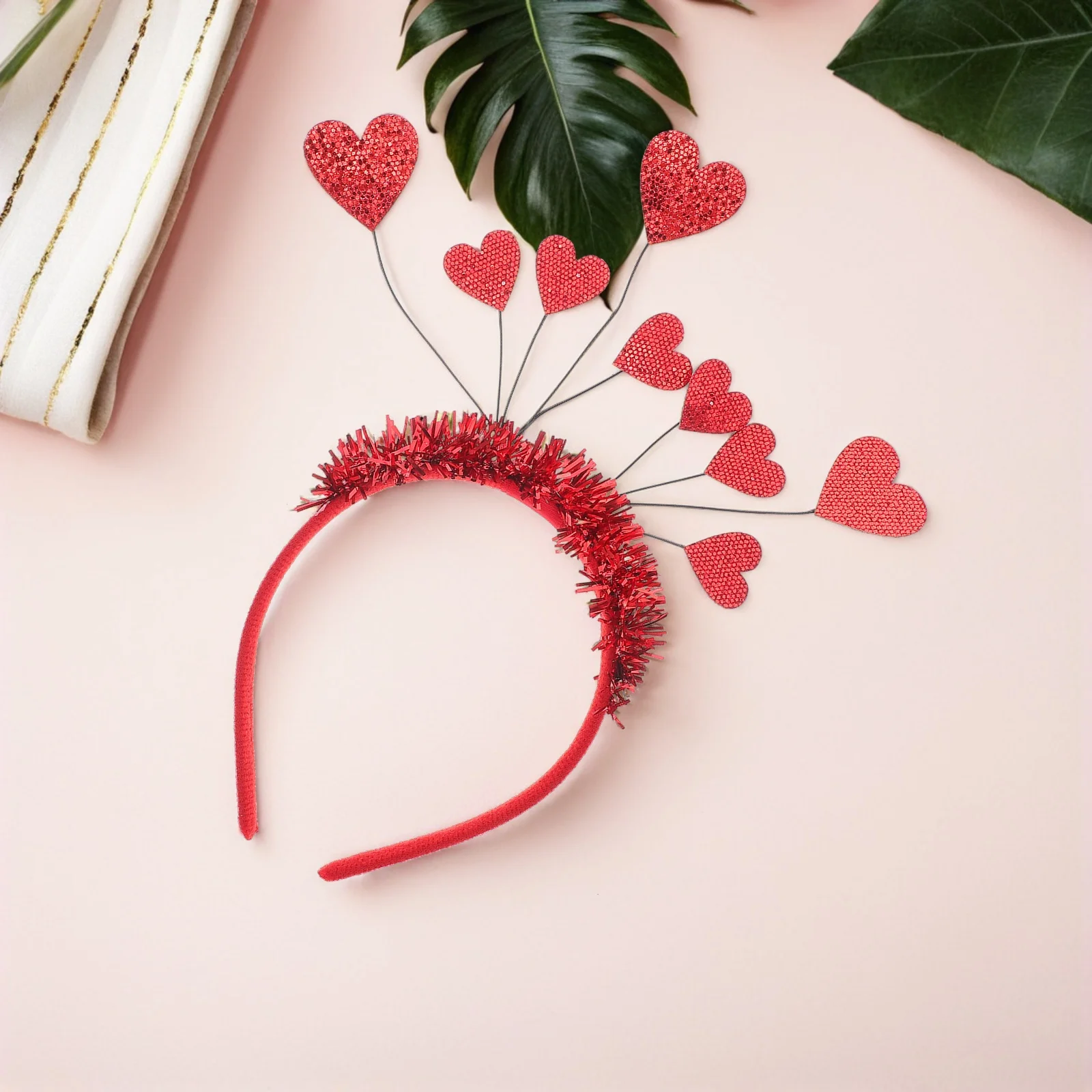 

Love Designed Hair Band Valentine's Day Theme Headband Romantic Wedding Party Accessory Gift for Her
