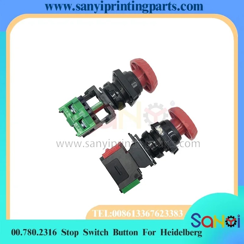 1 Piece 00.780.2316 00.780.2326 Urgently Stop Switch Button For Heidelberg Offset Printing Machine