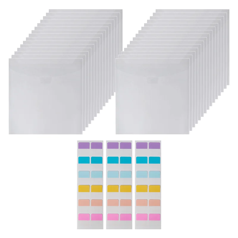 30 قطعة منظم تخزين ورق القصاصات لورق القصاصات مقاس 12 × 12 بوصة، وسجلات الفينيل، ومخزون البطاقات متين وسهل الاستخدام