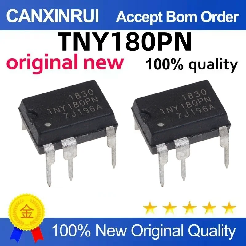 (10-300piezas)TNY180PN TNY180P DIP-7 power management chip, brand new and original, can be taken directly.