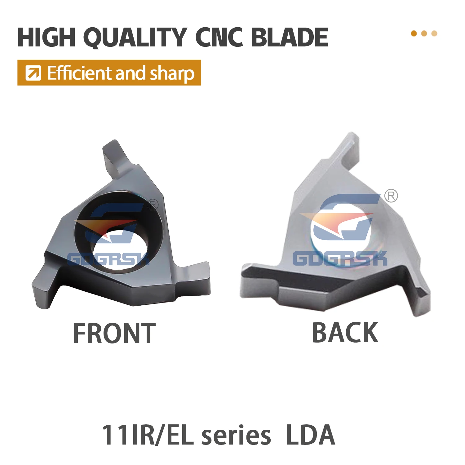 أدوات تحول الأخدود الضحلة المسطحة الأصلية 100% من DESKAR 11IR/EL 0.7 LDA قطع خارجي من الحبوب