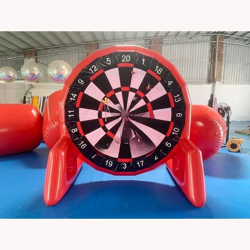 Backyard Inflatable Football Shooting Game Outdoor Inflatable Dart Board Carnivals Inflatable Soccer Darts