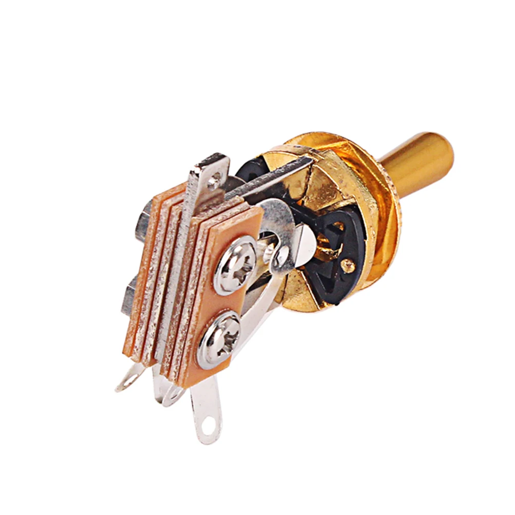 

Gn120 3 Way Pickup Selector For Electric Knurled Nut Flat Washer Replaceable Tip Guitar Toggle Electric Guitar Toggle
