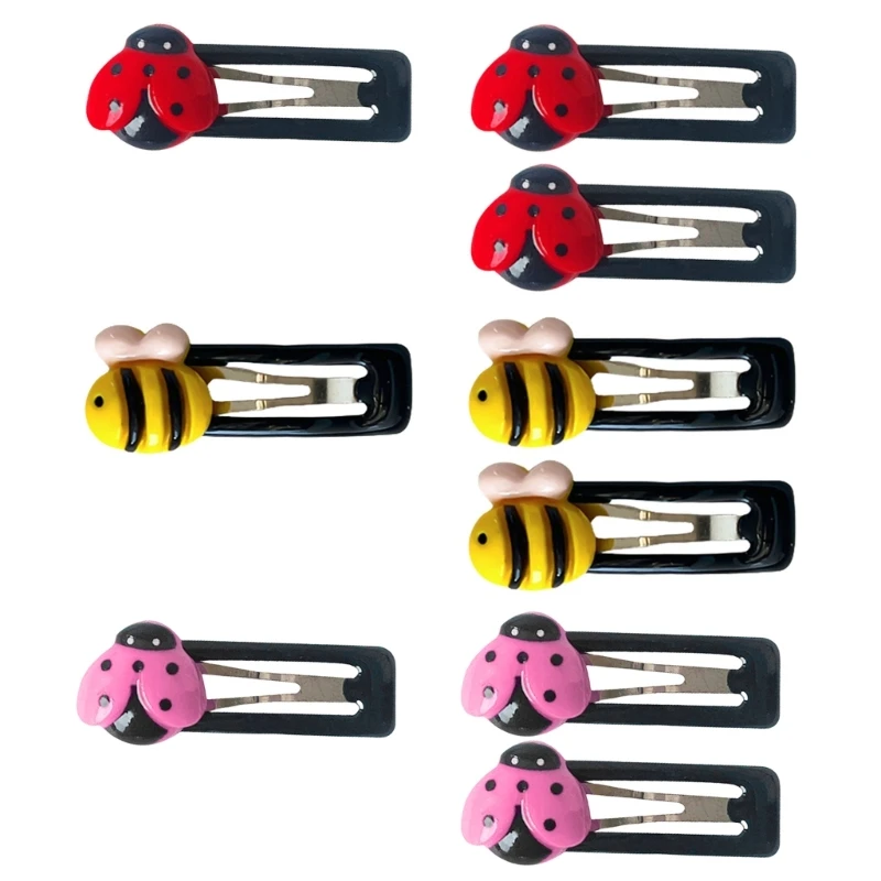 Ladybugs Hairpin Small Realistic Unique Hair Pin Sweet Ladybirds Hairpin for Student and Professional Dropship