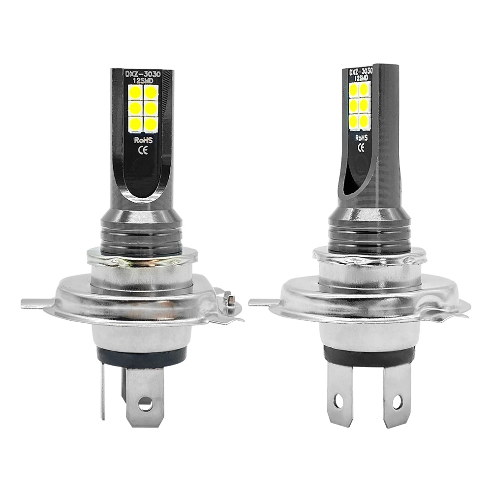 2Pcs LED Car Headlight H4 H7 H11 H3 H8 H9 H16JP H1 9005 9006 Fog Light Bulbs Auto Driving Running Lamps 6500K 12V 24V White