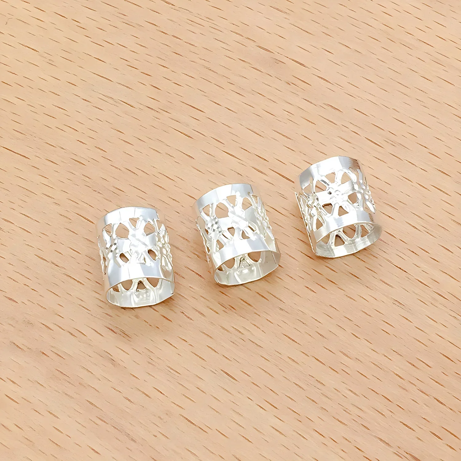 100 개/몫 Dreadlocks Braiding Hole Micro Ring에 대한 도매 Dreadlock 비즈 골드 실버 혼합 색상 헤어 금속 반지