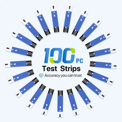 (50/100/200/300/500 pcs for G-425-2 and G-425-3) Linksun Blood Glucose Meter Sugar Test Strips and Lancets for Diabetes Test
