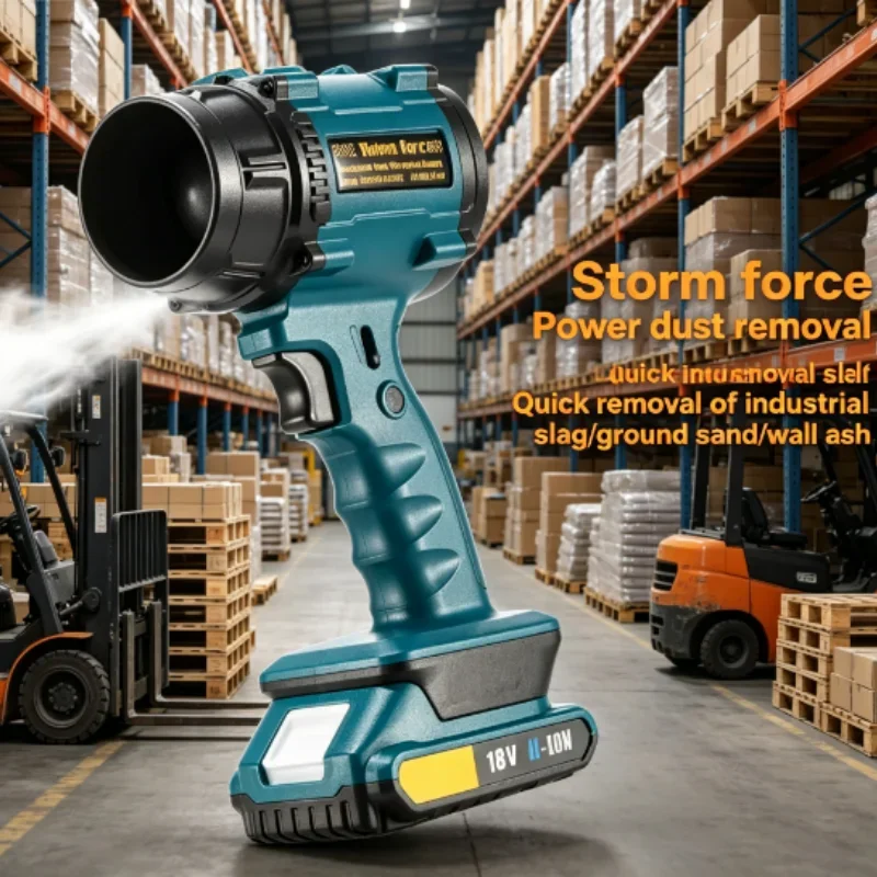 

Battery Rechargeable Violent Brushless Motor F018 Electric Air Blower Turbo Jet Air Duster Cleaning Power Tool
