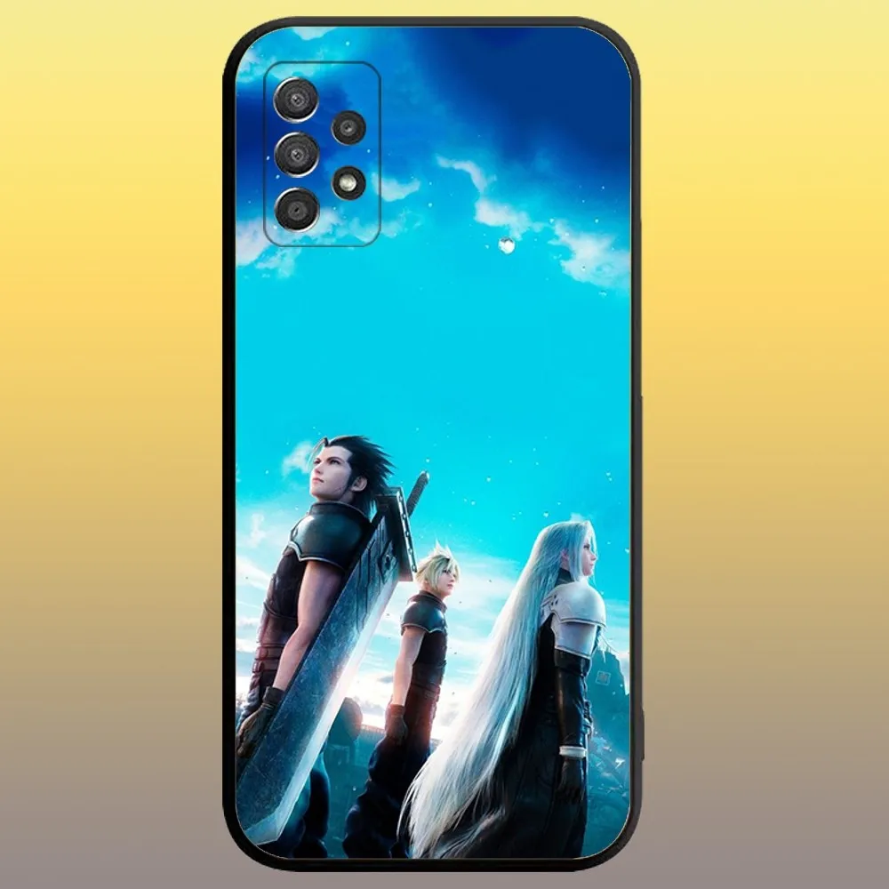 Final Fantasy VII Phone Case for SamsungA 91,80,73,72,71,70,53,52,51,42,41,40,32,31,30,22,21,20,13 S 4G 5G Soft Black Case