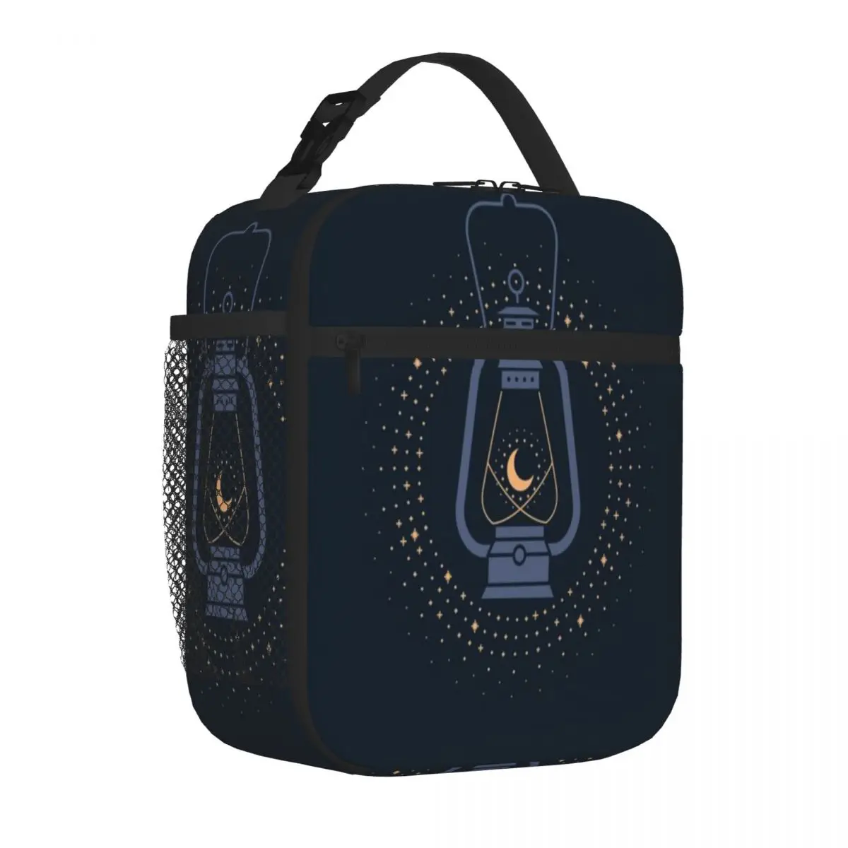 Bestselling Burning The Midnight Oil Compact Style Lunch Tote Cycling Trip Foldable Lunch Bag