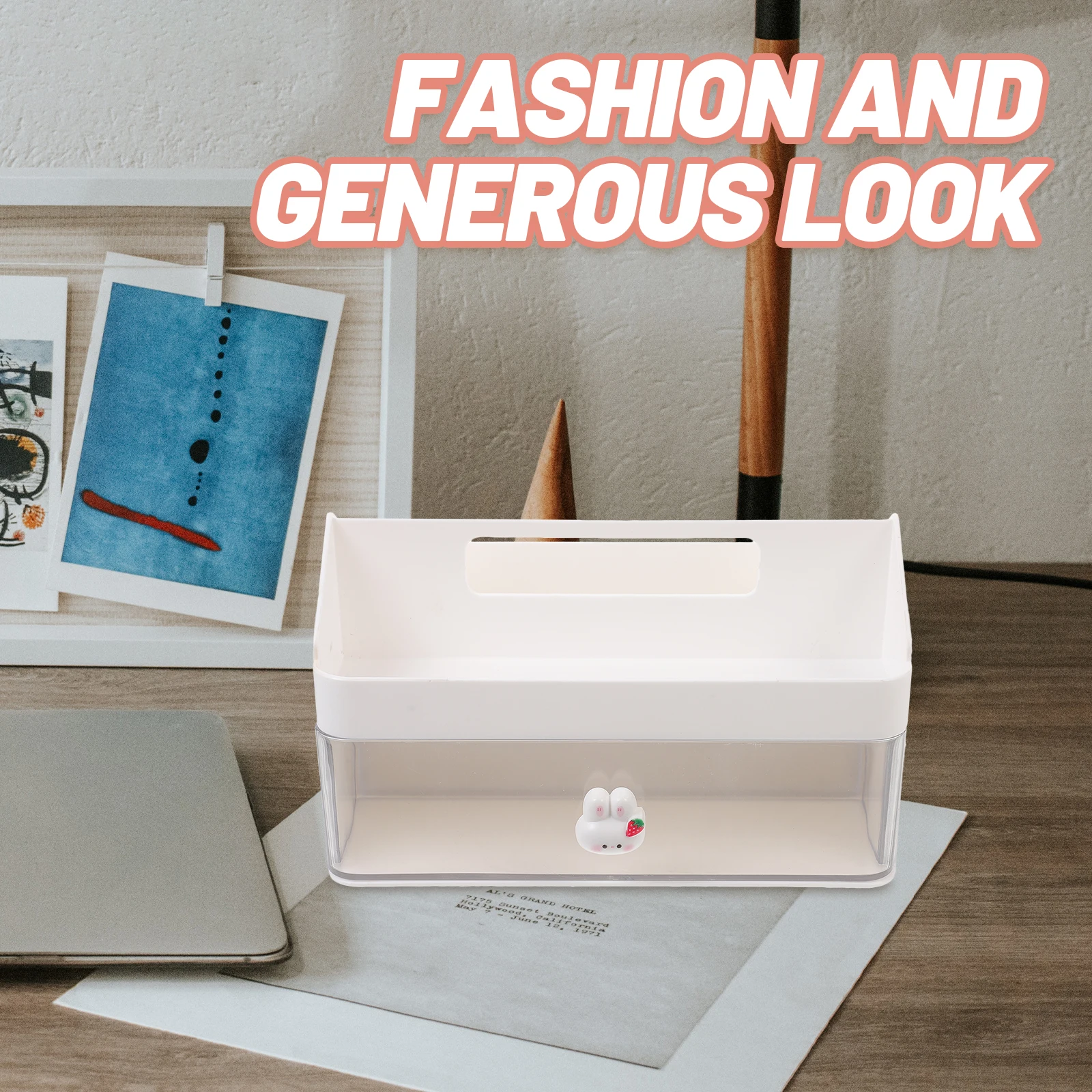 Desktop Organizer Storage Container Large Capacity Pp Material Makeup Holder Office Sundries Organizer Multi Function